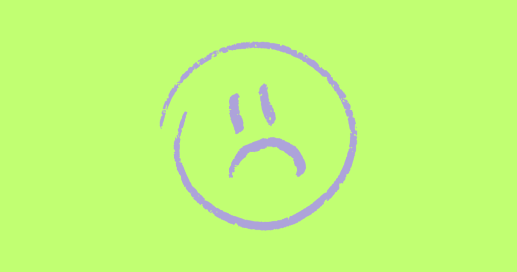 英語が苦手な小学生と中学生が通える英語塾 SEQえいご教室ホームページ用画像 困った表情イラスト